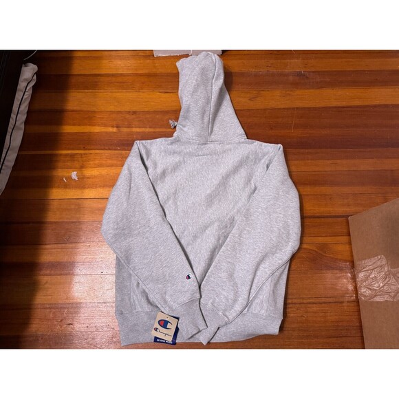 Champion Reverse Weave Hoodie Oxford Gray Sweatshirt Vintage - Men's Medium NWT - Picture 6 of 6